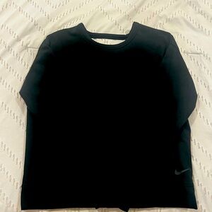Black open back Nike crew neck